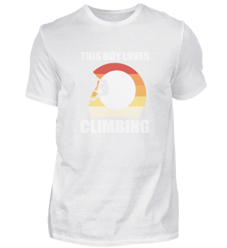 This Boy loves Climbing - Rock Climbing Climber