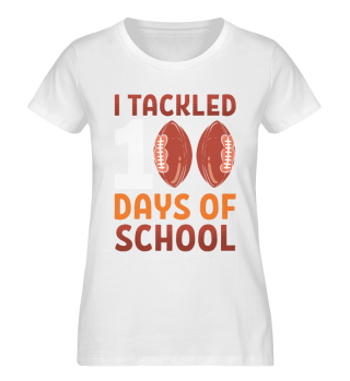 Ich habe 100 Tage der Schule amerikanischen Fußballschule angegangen