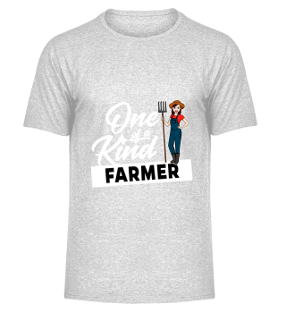 D001-0476A Female Farmer Landwirtin - On