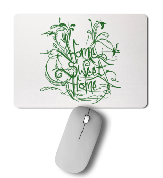 HOME SWEET HOME Mousepad Forst-Grün