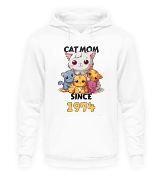 Cat Mom Since 1974, Katzenmutter, Katzenliebhaber