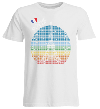 Love Paris Retro Eiffel Tower France Souvenir French