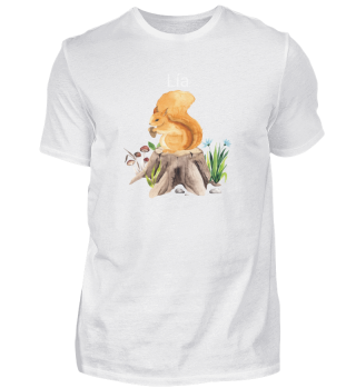Forest animal squirrel with name Lia