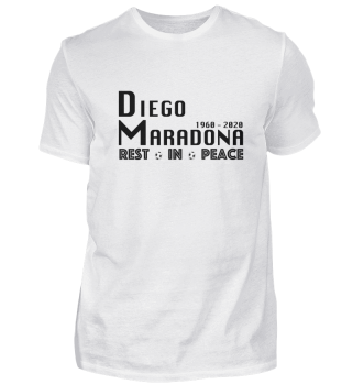 Diego Maradona Rest in Peace T-Shirt