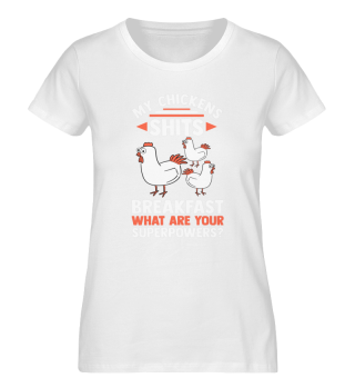 My chicken shits breakfast