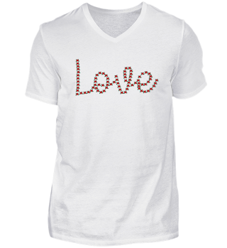 Valentinstag Shirt Rosen Love Frauen 