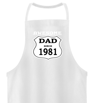 Bester Papa, Best Dad since 1981 T-Shirt