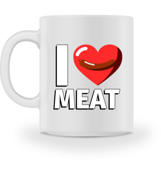I Love Meat Wurst - Illustration