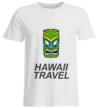 Tiki Maske Hawaii Travel - grün schwarz