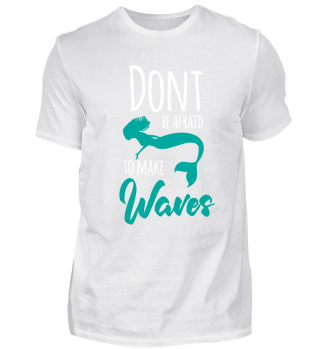 Mermaid, Meerjungfrau Shirt / Wave
