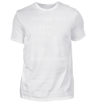 And God said - Herren T-Shirt