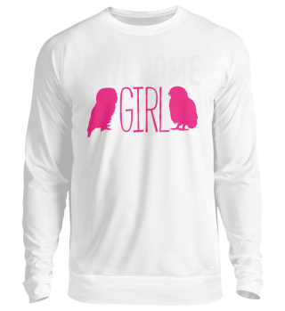 Owlsome Girl | Eule Mädchen Witz Eulen
