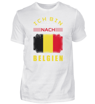 Belgien Fahne Auswanderer Geschenk