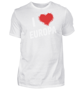 Ich Liebe Europa Herz I Love EU