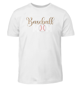 Baseball Mom Leopard Funny Softball Mom Mother's Day 2021