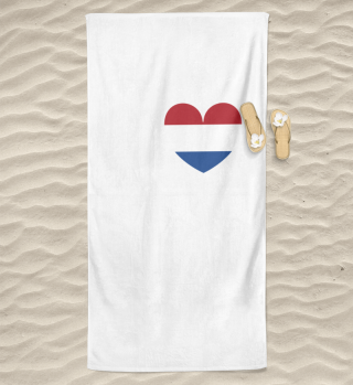 I love LOVE Holland Netherlands Flag Fla
