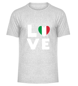 Ich liebe LOVE Italien Flagge Fahne Herz