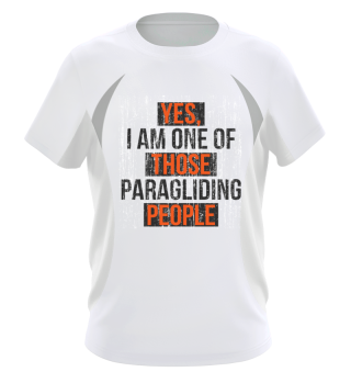 Yes i am one of those paragliding people