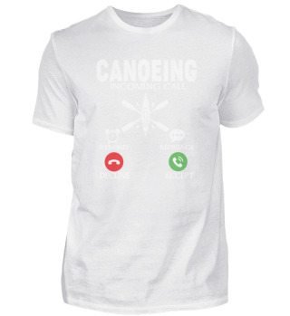 Canoeing incoming call, Kanu Anruf