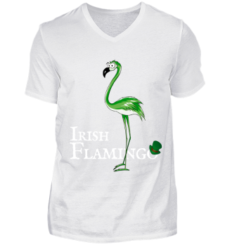 Irish Flamingo St Patricks Day Gift