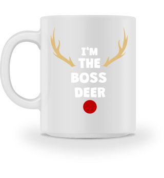 Boss Deer Matching Family Christmas