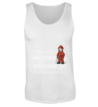 D001-0540A Female Firefighter Feuerwehr 