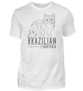 brasilianische Kurzhaar Katze - Tshirt