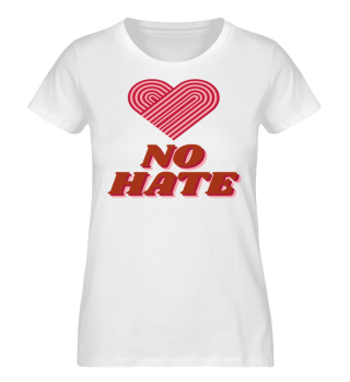 T-shirt mit Herz gegen Hass & Hetze