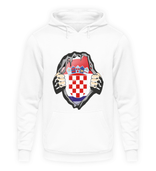 Kroatien Farben der Fahne tauchen auf