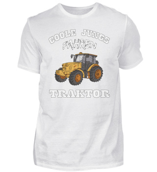 Coole Jungs fahren Traktor