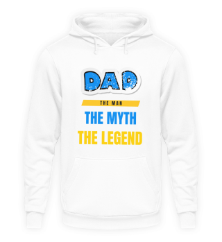 Father's Day Gift Ideas Dad The Man The Myth The Legend Black