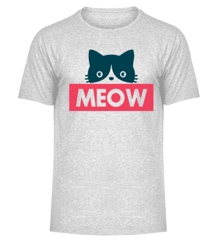 Cool Cat Lover Meow Gift Shirt