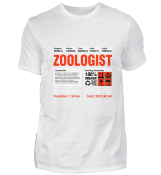 Funny Zoologist Tee Shirt