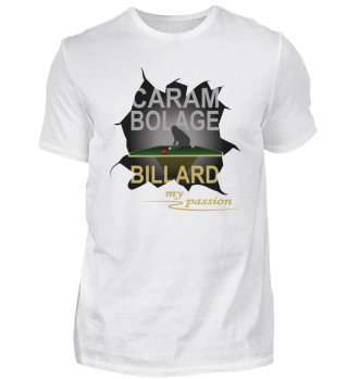 Carambolage Billard Vereinssport T-Shirt