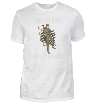 Soldatin Geschenk cooles Soldatin Damen T-shirt