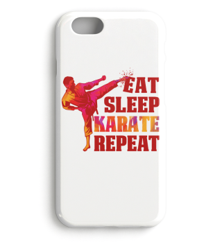Eat Sleep Karate Repeat Gift for Art Martials Lovers