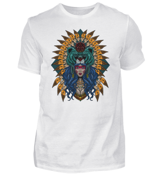 American Indian Tiger Woman Gift