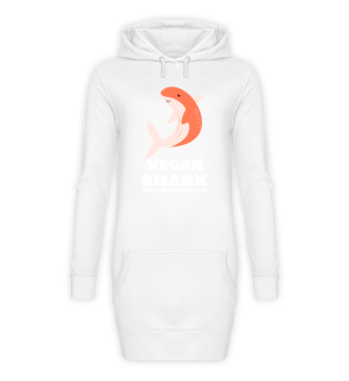 Vegan Shark - Hoodie Kleid 