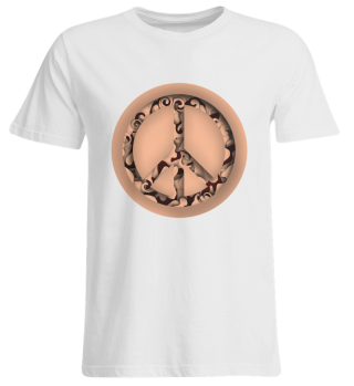 Infinity Peace - Frieden 3D Papercut Design