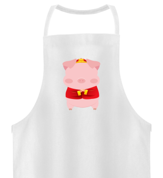 PIG IN TRADITIONAL CHINESE COSTUME