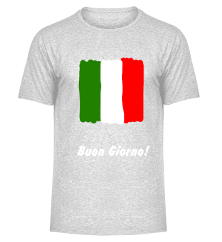 Buon Giorno! Italien Flagge Gruß