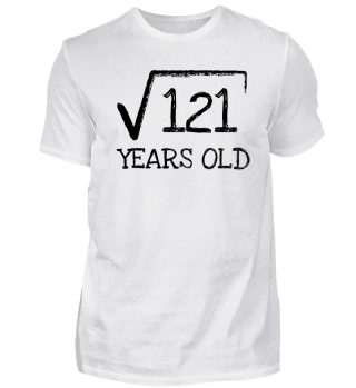 Nerdy 11 Birthday Shirt Mathematics