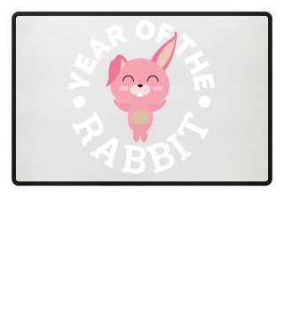 Chinese Zodiac Year of the Rabbit Cute 