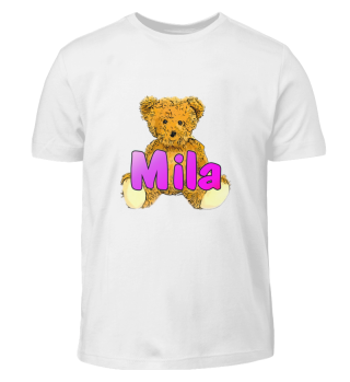 Mädchenname Mila - Namensshirt