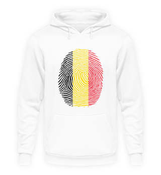 Belgium Fingerprint Nation Country Flag