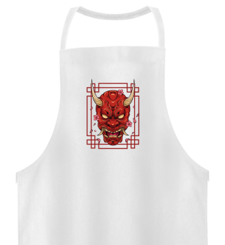 Japanese Oni Mask Ghost Occult Demon