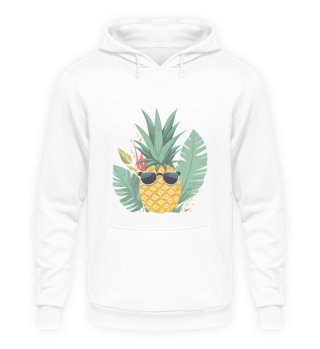 Pineapple Sunglasses Beach Hawaiian Holidays Tropical Summer