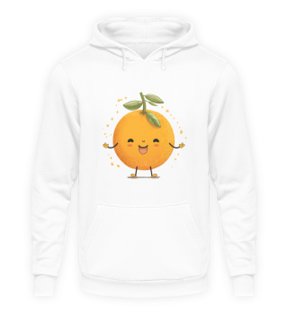 Cute Orange Fruit Baby Happy Love Fruitarian Citrus Fun Face
