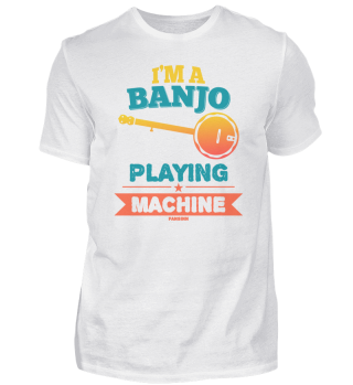 ich bin eine Banjo-Spielmaschine