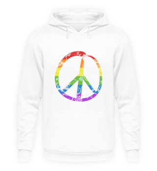 Rainbow Peace Proud Ally LGBT Gay Pride